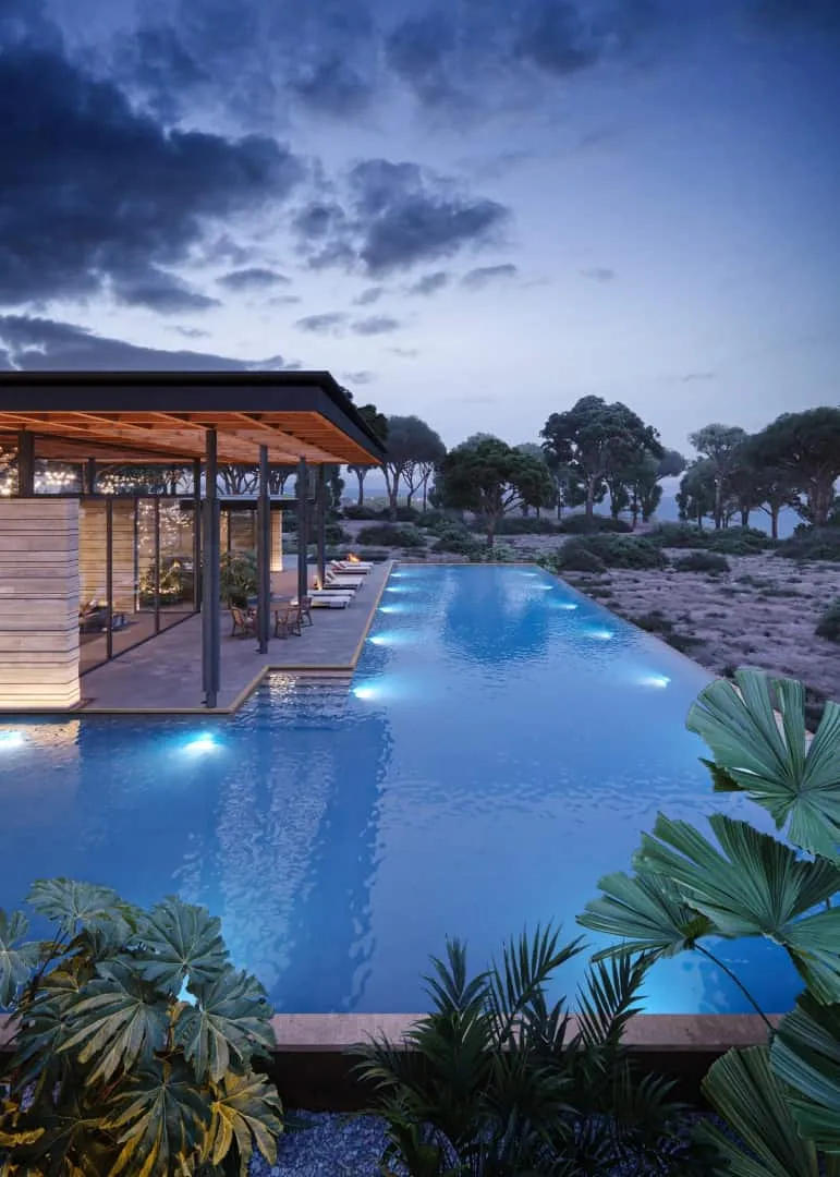 卡波角别墅由Kerimov Architects设计：葡萄牙极简主义海洋度假村