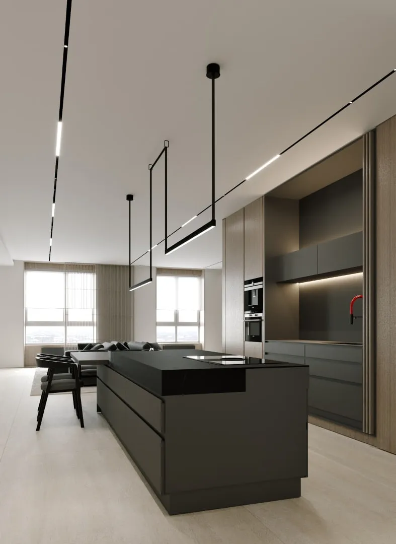 中央公园公寓由Kvadrat Architects设计：阿斯塔纳市中心的全景住宅