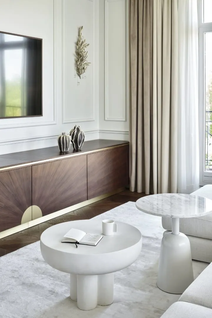 现代新古典主义公寓 Art Simple Studio 莫斯科，俄罗斯