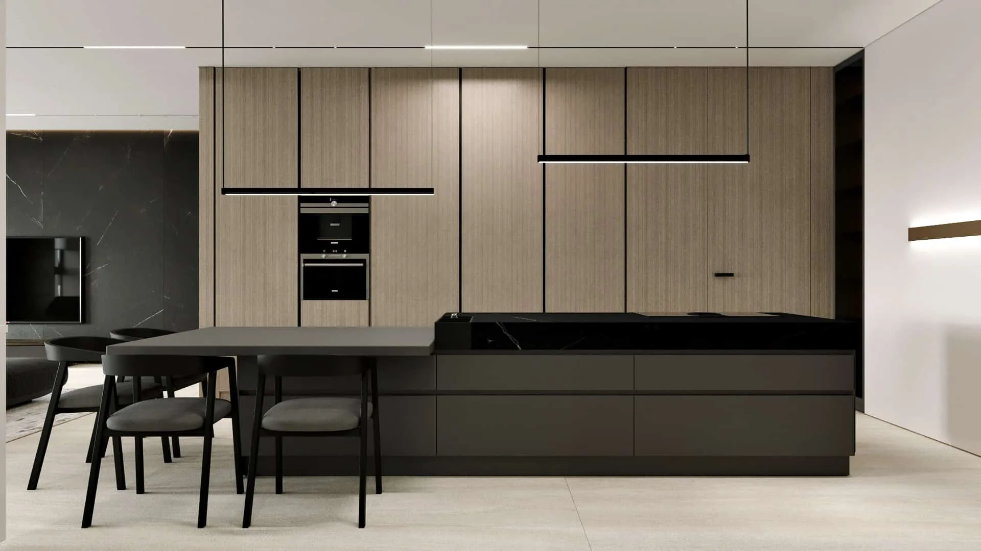 中央公园公寓由Kvadrat Architects设计：阿斯塔纳市中心的全景住宅