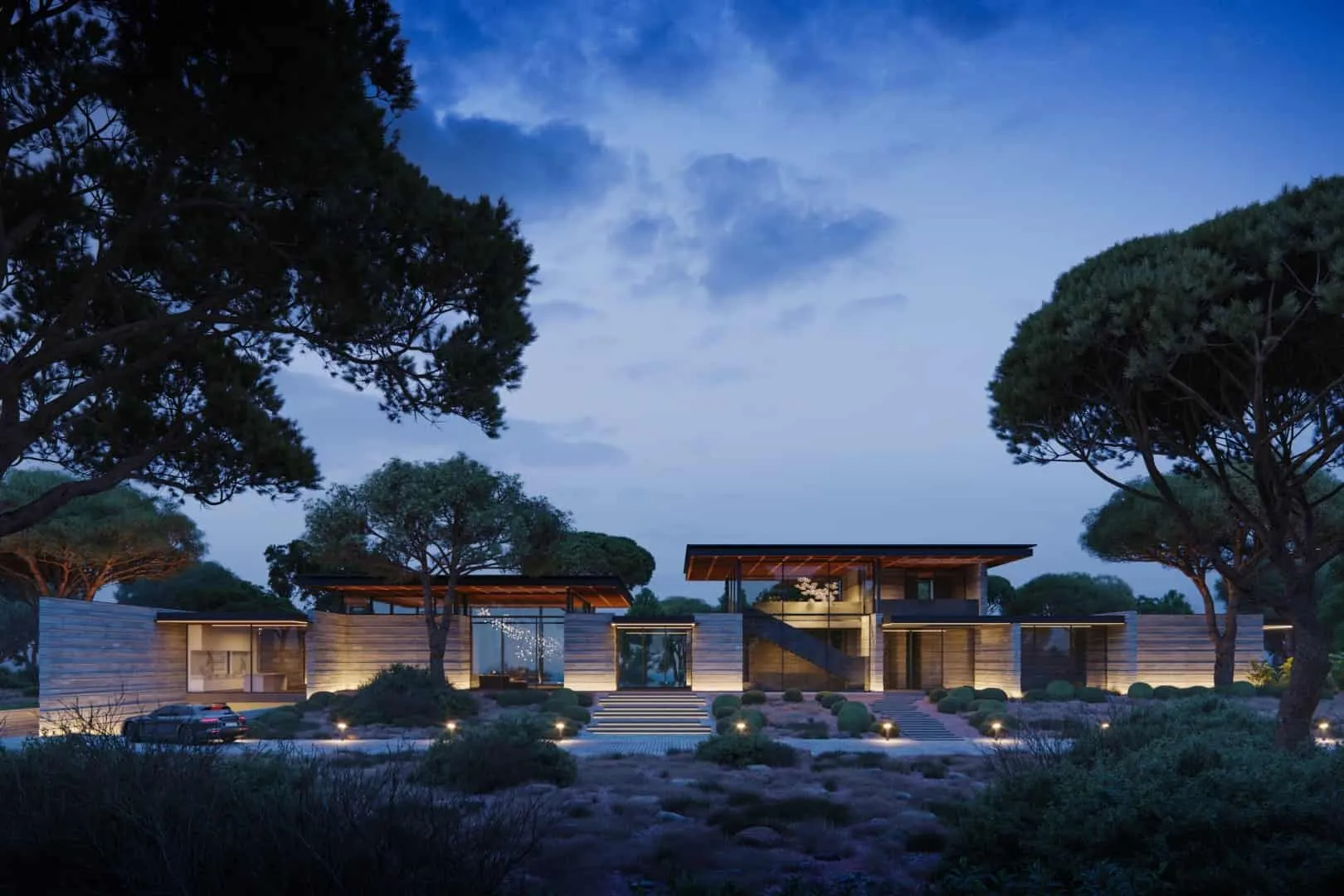 卡波角别墅由Kerimov Architects设计：葡萄牙极简主义海洋度假村