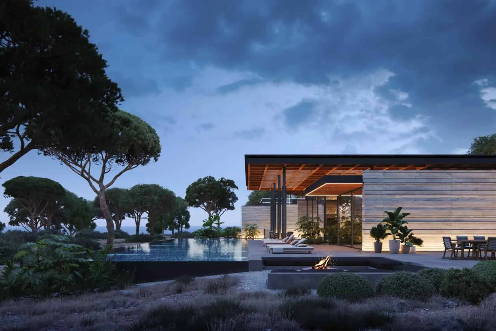 卡波角别墅由Kerimov Architects设计：葡萄牙极简主义海洋度假村