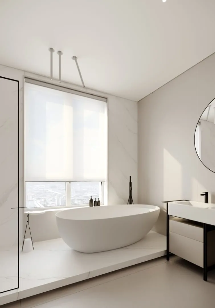 中央公园公寓由Kvadrat Architects设计：阿斯塔纳市中心的全景住宅