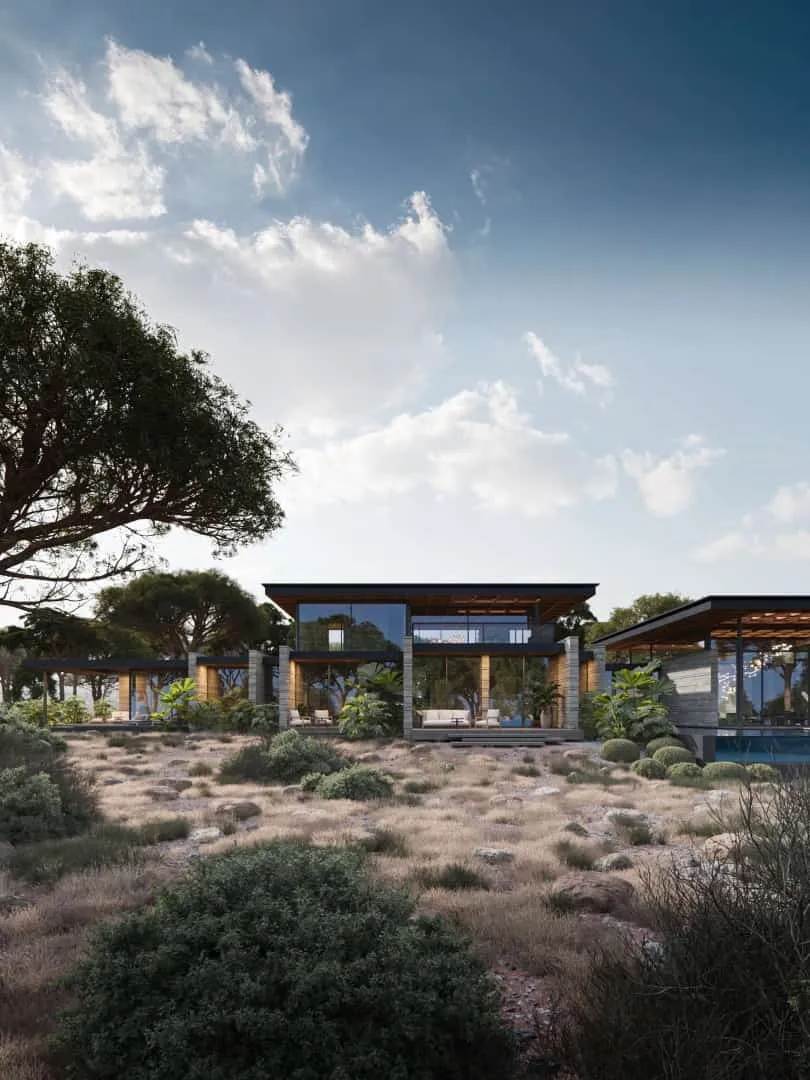 卡波角别墅由Kerimov Architects设计：葡萄牙极简主义海洋度假村