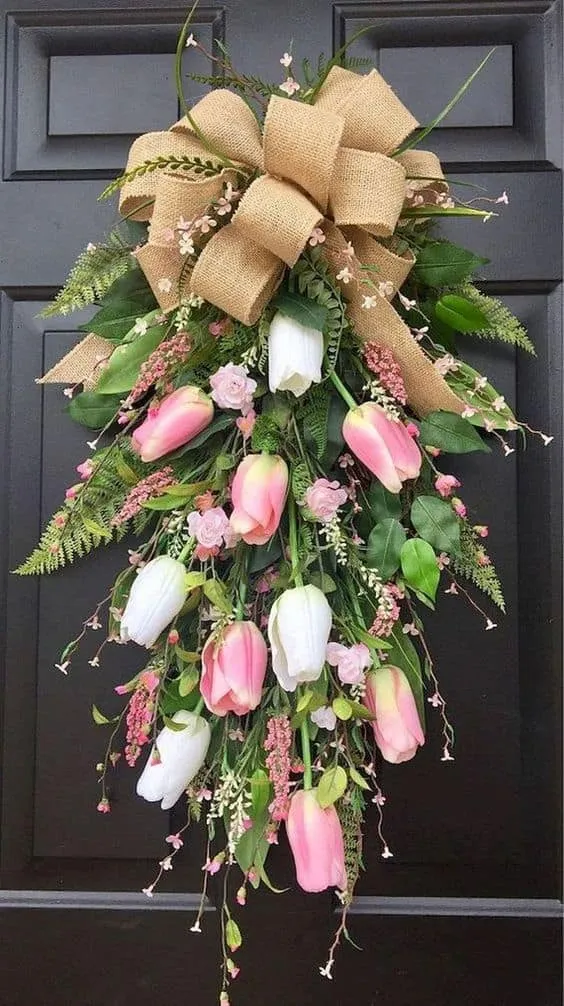 15 ideas frescas para un enredo de puerta de primavera para recibir la temporada 15 ideas frescas para un enredo de puerta de primavera para recibir la temporada