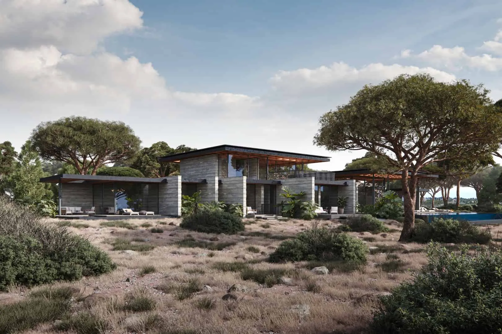 卡波角别墅由Kerimov Architects设计：葡萄牙极简主义海洋度假村