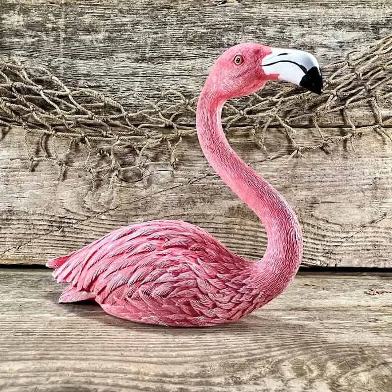 15. Flamingo en estilo coqueto