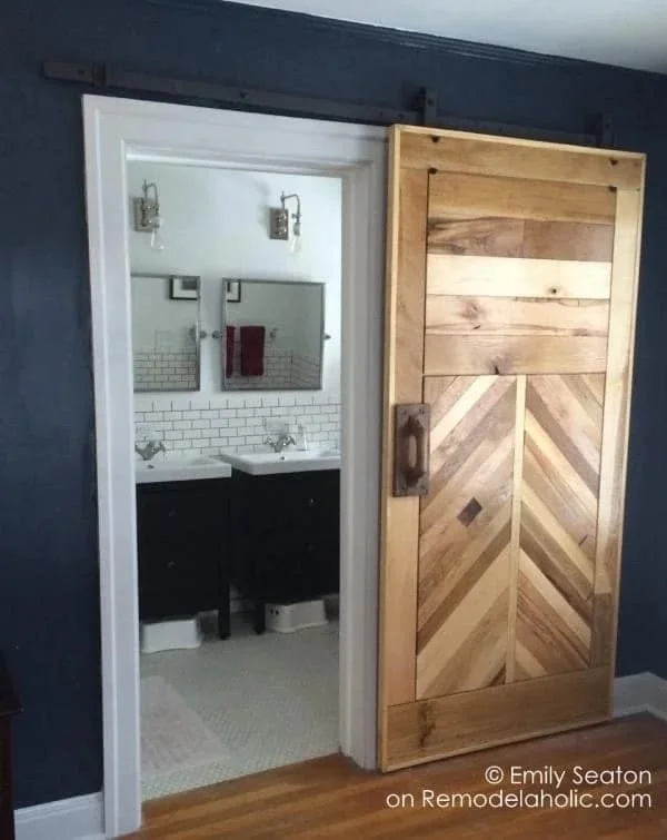2. Cómo construir una puerta de madera con patrón ondulado