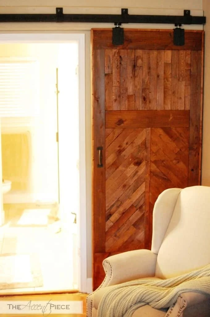 9. Puerta rústica deslizante: instálala