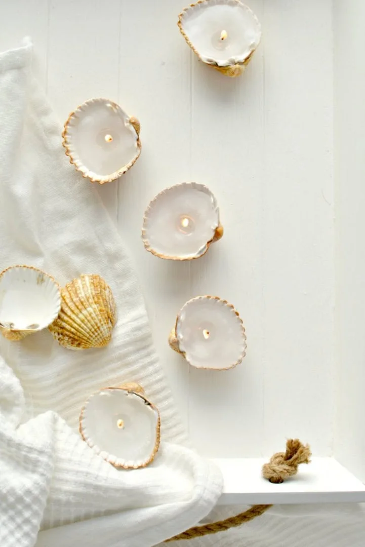 7. Manualidades en conchas DIY