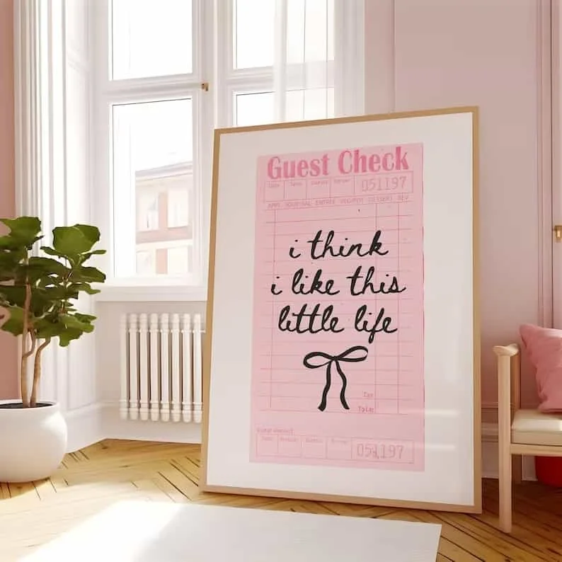 7. Decoración de habitación coquette