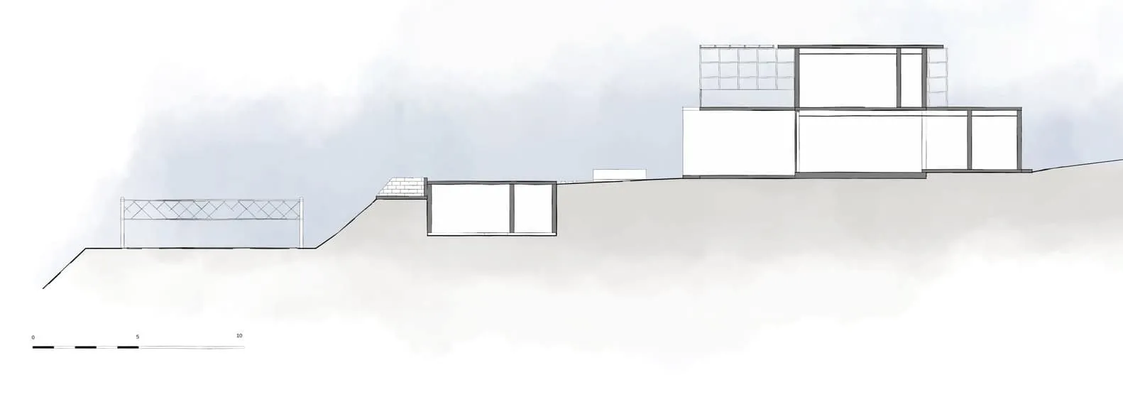 现代房屋清洁线条与玻璃元素设计，适应现代生活