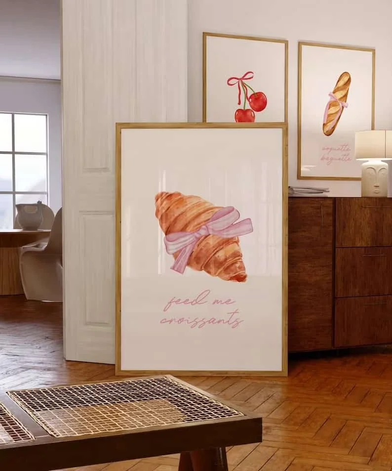 13. Poster de pared coquette estética