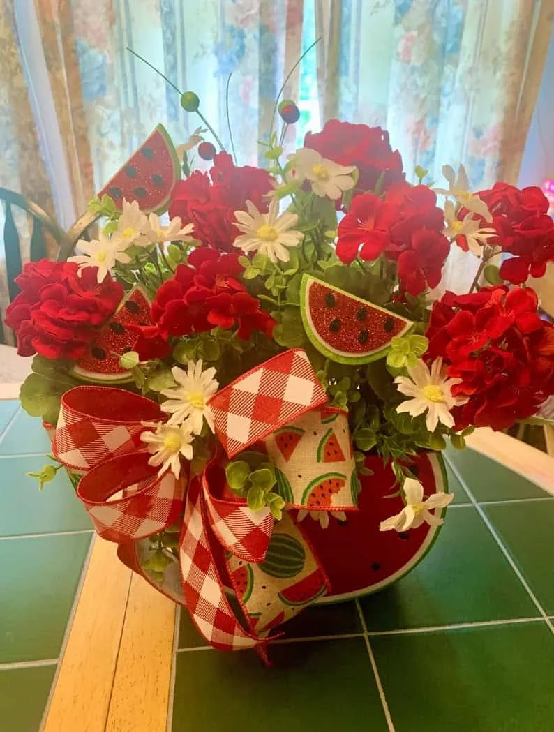 3. Composición con sandía