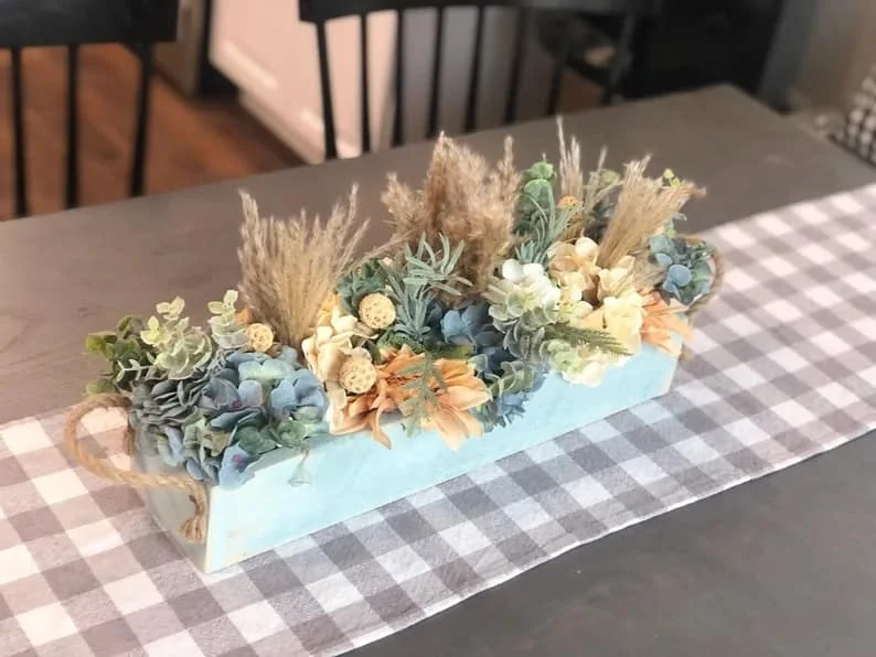 4. Composición floral en estilo costero