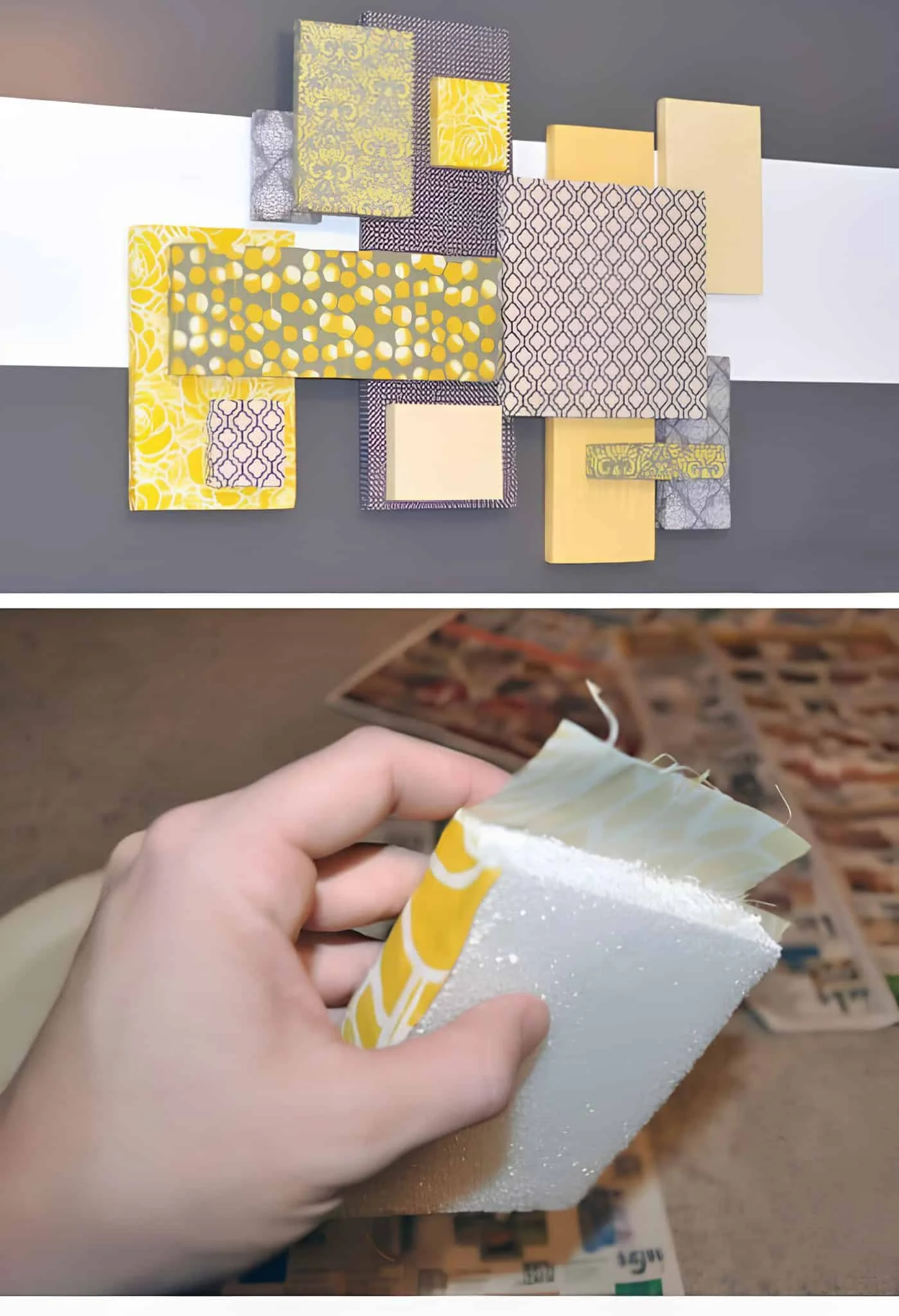 现代风格布块装饰