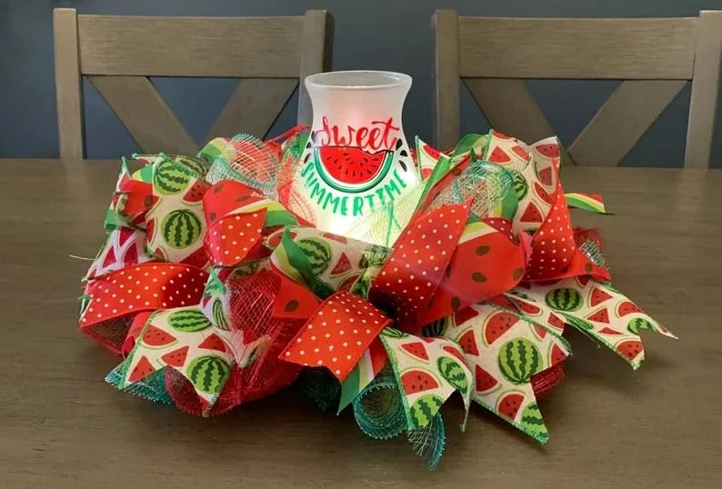 6. Composición veraniega con sandía