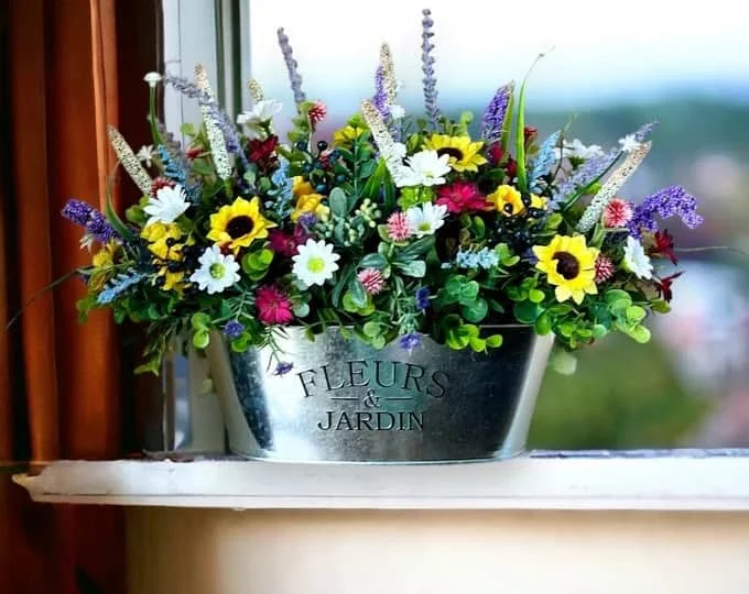 11. Composición de naturaleza salvaje en estilo rural