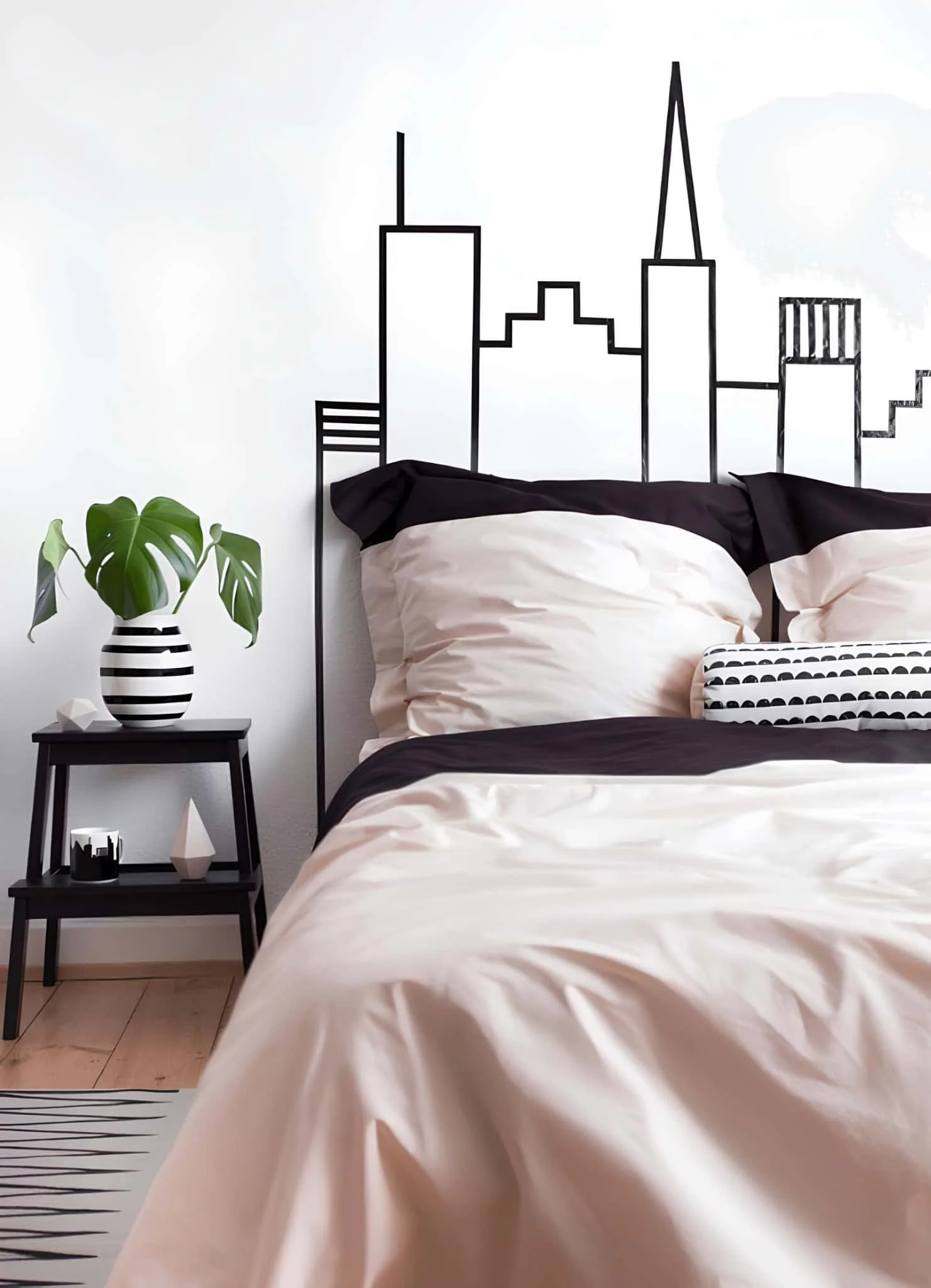 极简线条的城市风景创意设计