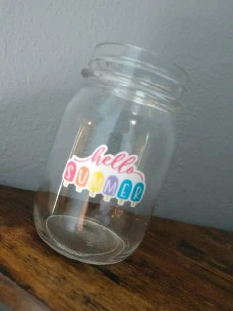 14. Caja de mason veraniega