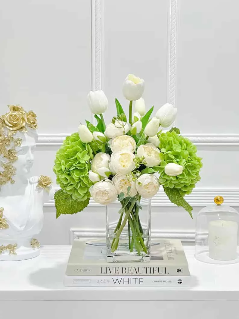 14. Peonías rústicas