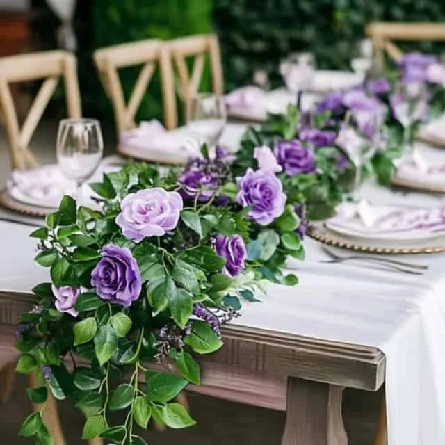 10. Guirnalda púrpura