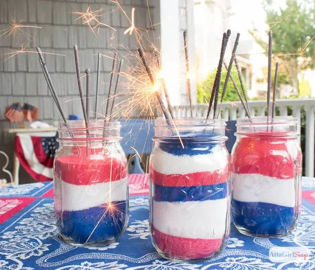 11. Decoración de macarones con arena