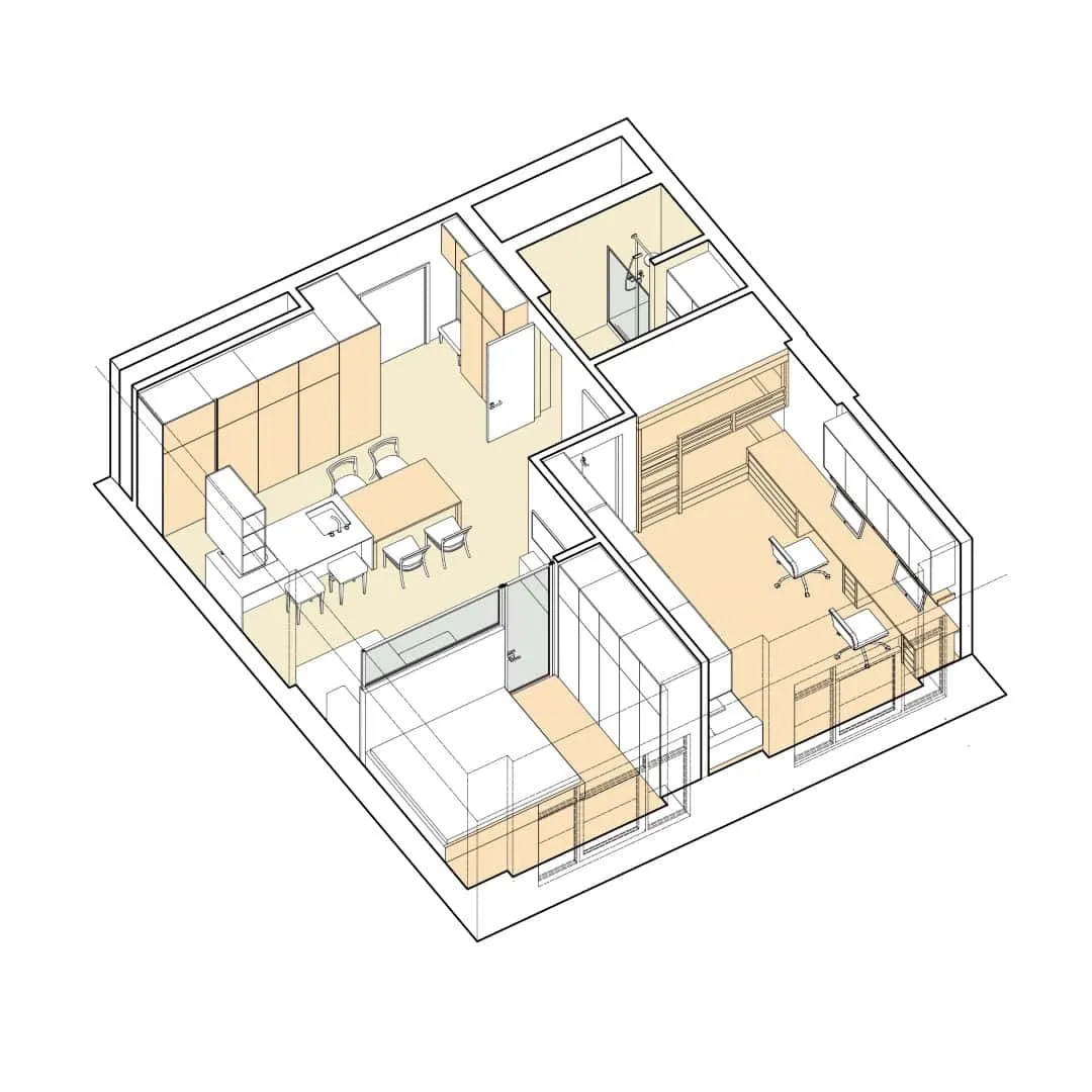 SUBBOTA Project Apartment in Moscow, Russia