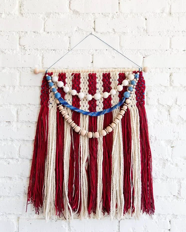 15. Bandera tejida de EE.UU.