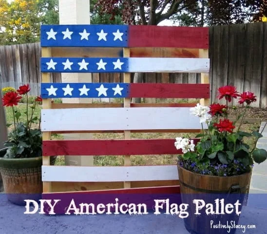 12. Idea del proyecto: bandera americana con pallet