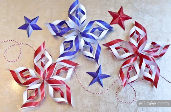 5. Independence Day Paper Stars