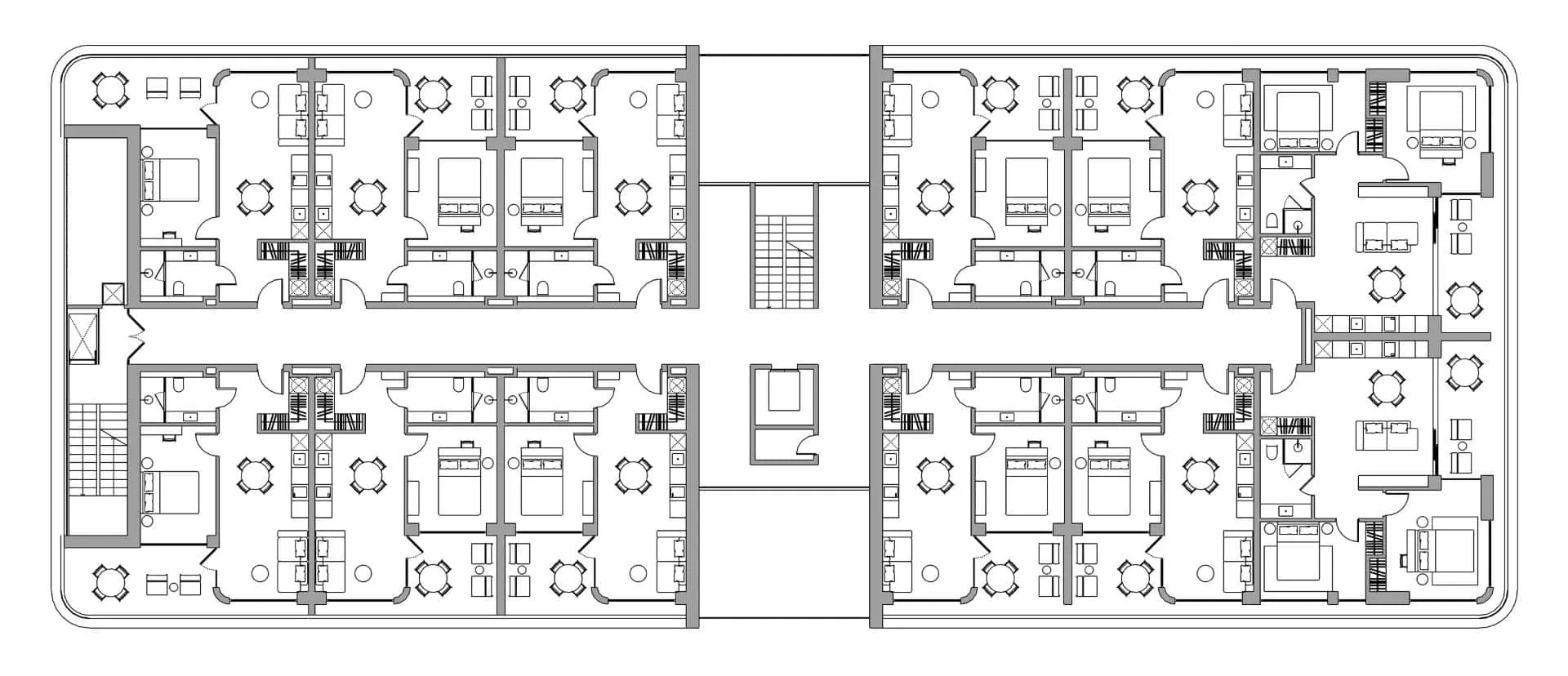 Aquavillas Aparthotel by Babayants Architects – A Seafront Retreat in Gagra