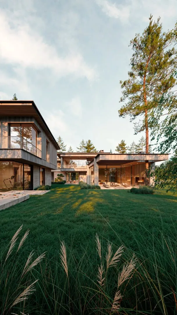 Uspenskoye House by Kerimov Architects: Modern Villa in Harmony with Nature
