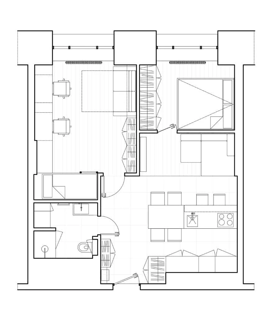 SUBBOTA Project Apartment in Moscow, Russia