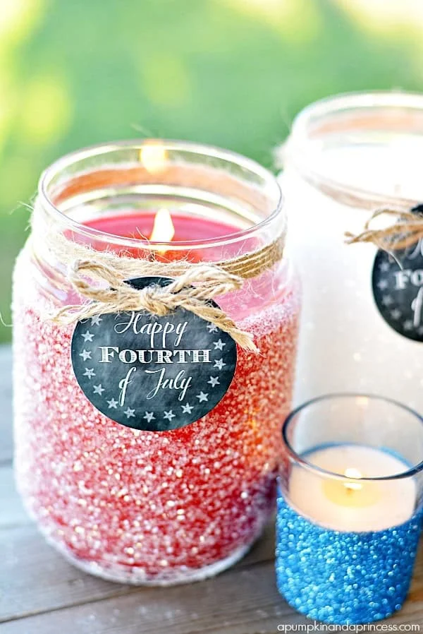 13. Velas brillantes