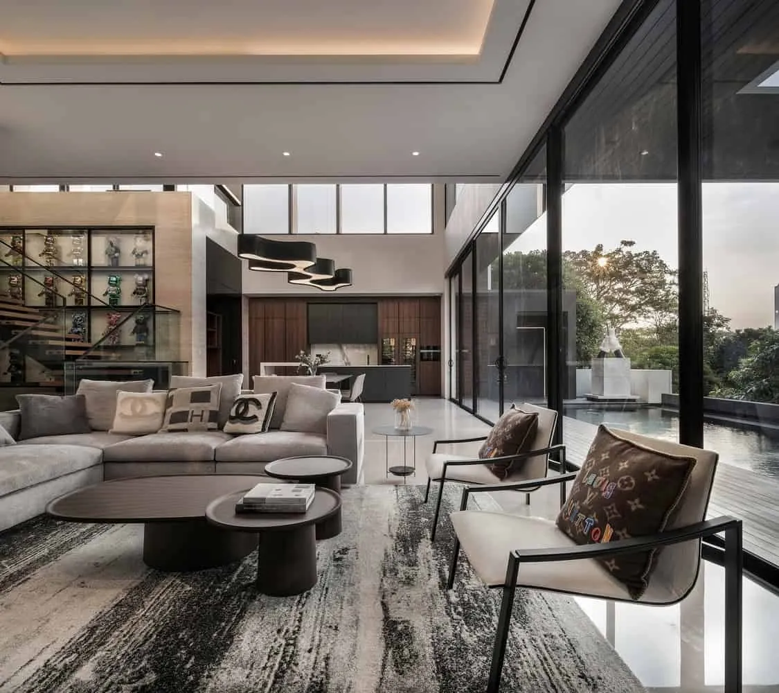 House R+J by DP+HS Architects in Jakarta: Sculptural Home for Art, Architecture and Family Life