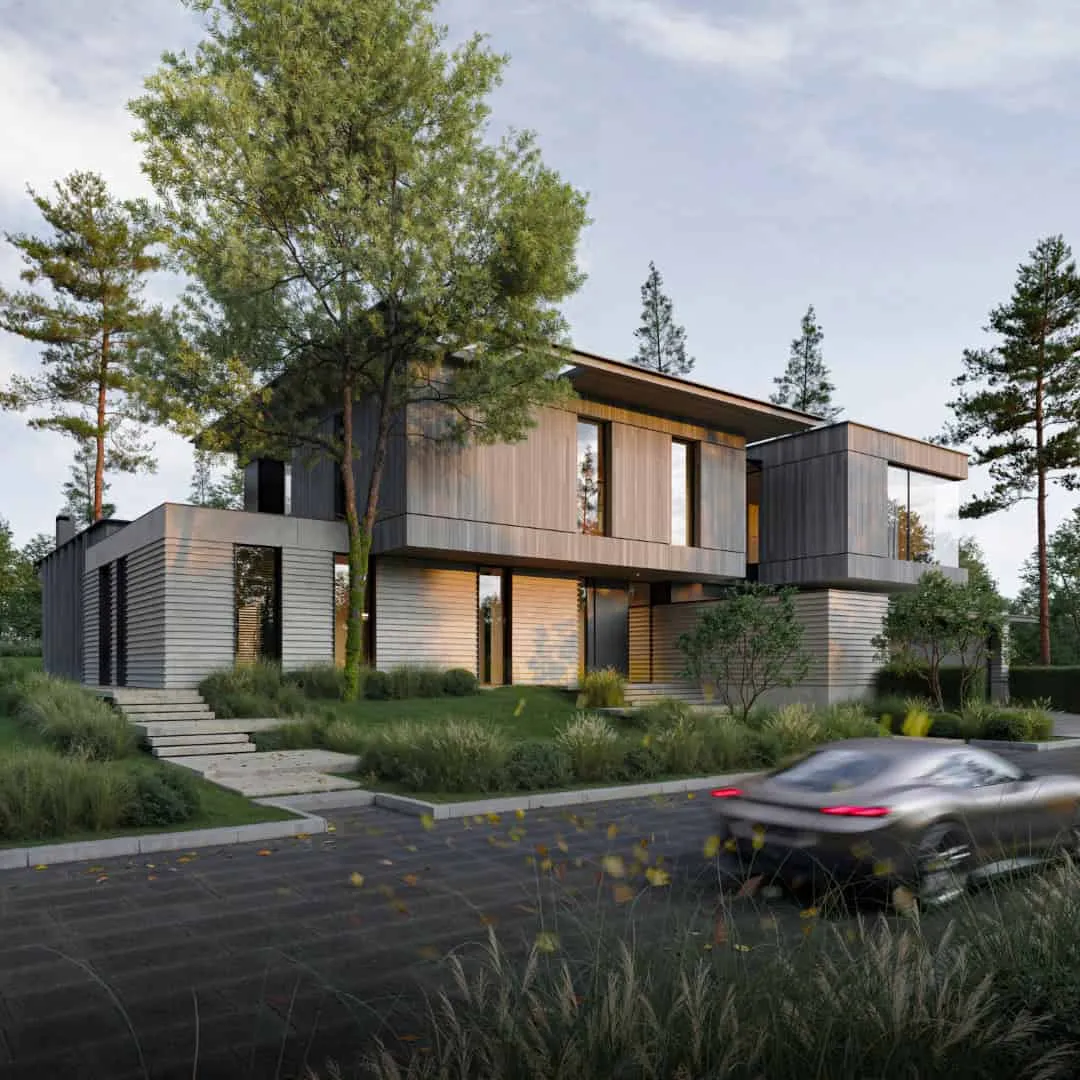 Uspenskoye House by Kerimov Architects: Modern Villa in Harmony with Nature