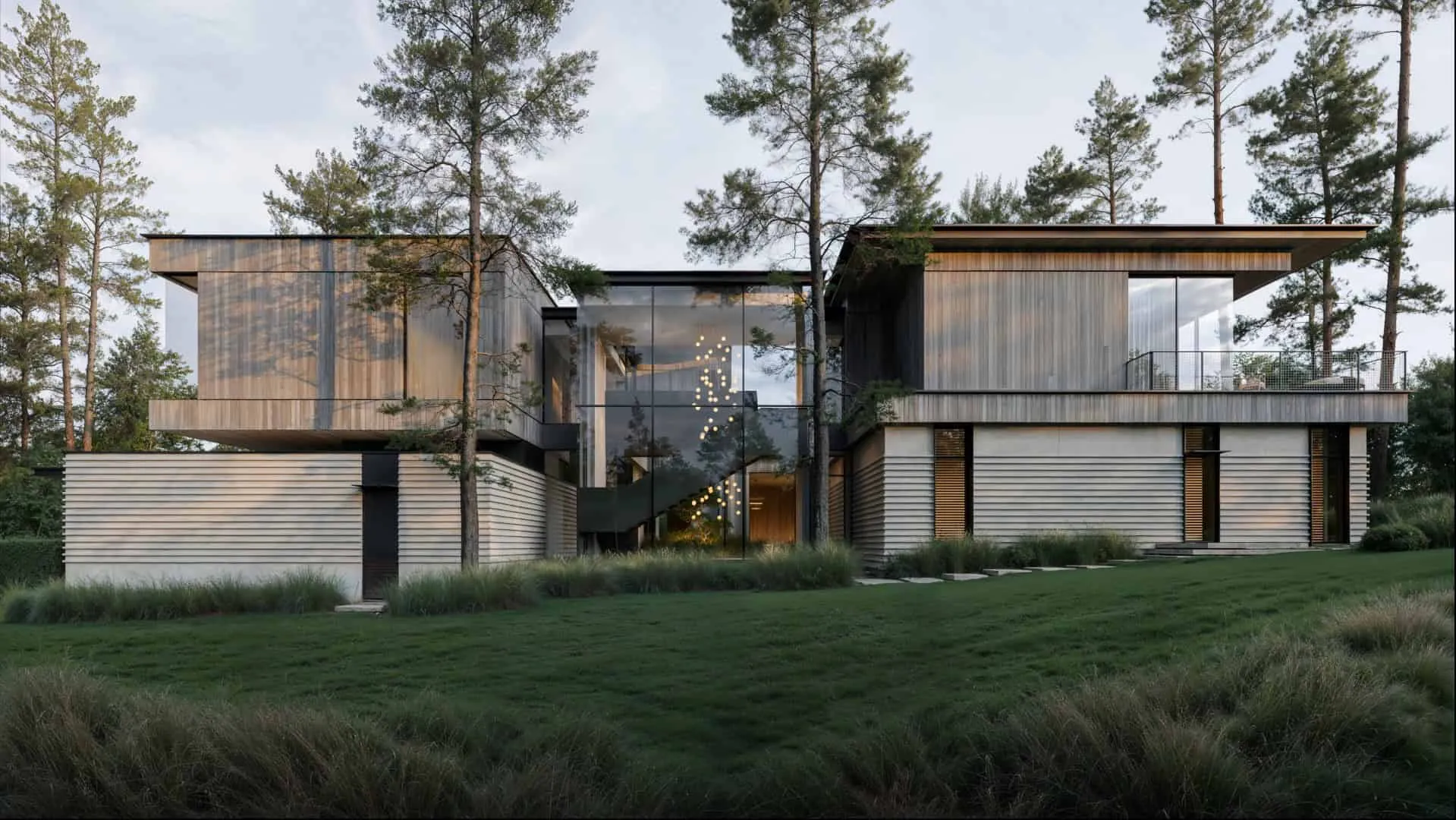 Uspenskoye House by Kerimov Architects: Modern Villa in Harmony with Nature