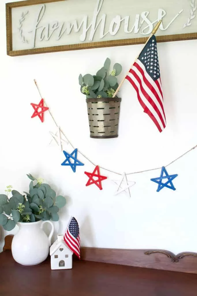 13. Guirnada para el Día de la Independencia de EE.UU.