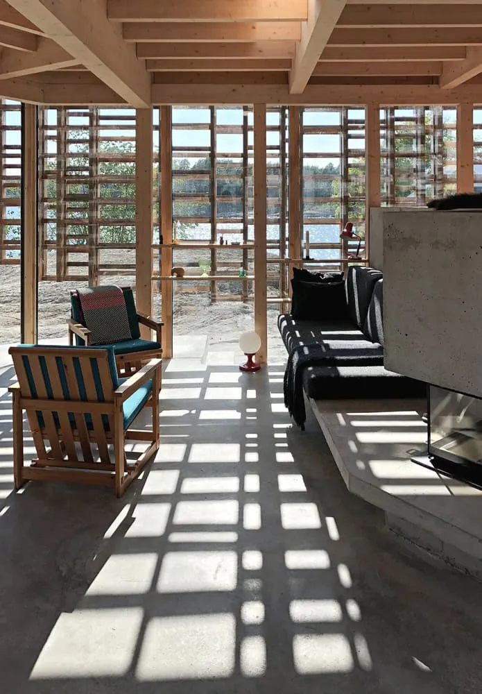 阿特利奥斯洛岛上的住宅——挪威海岸的雕塑小屋