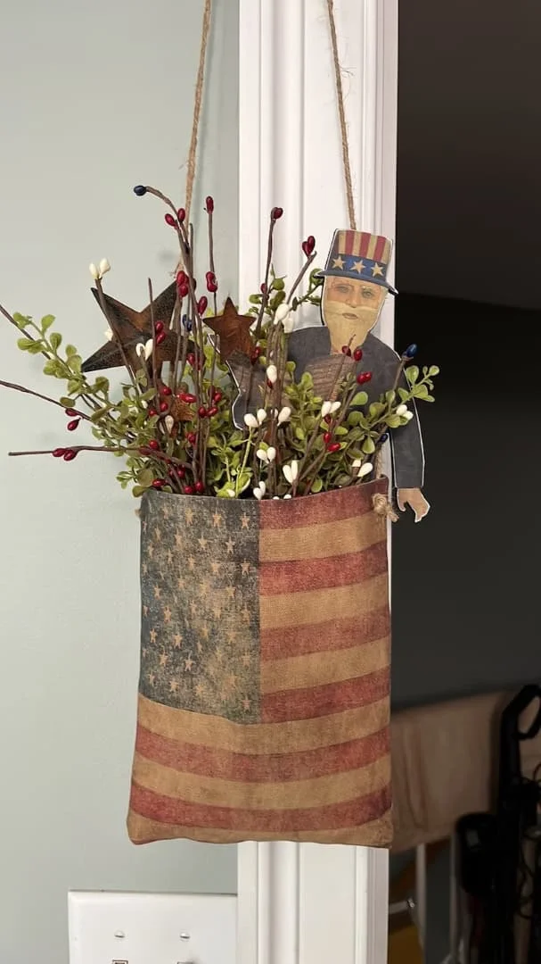 15. Bolsa rústica hermosa con accesorios