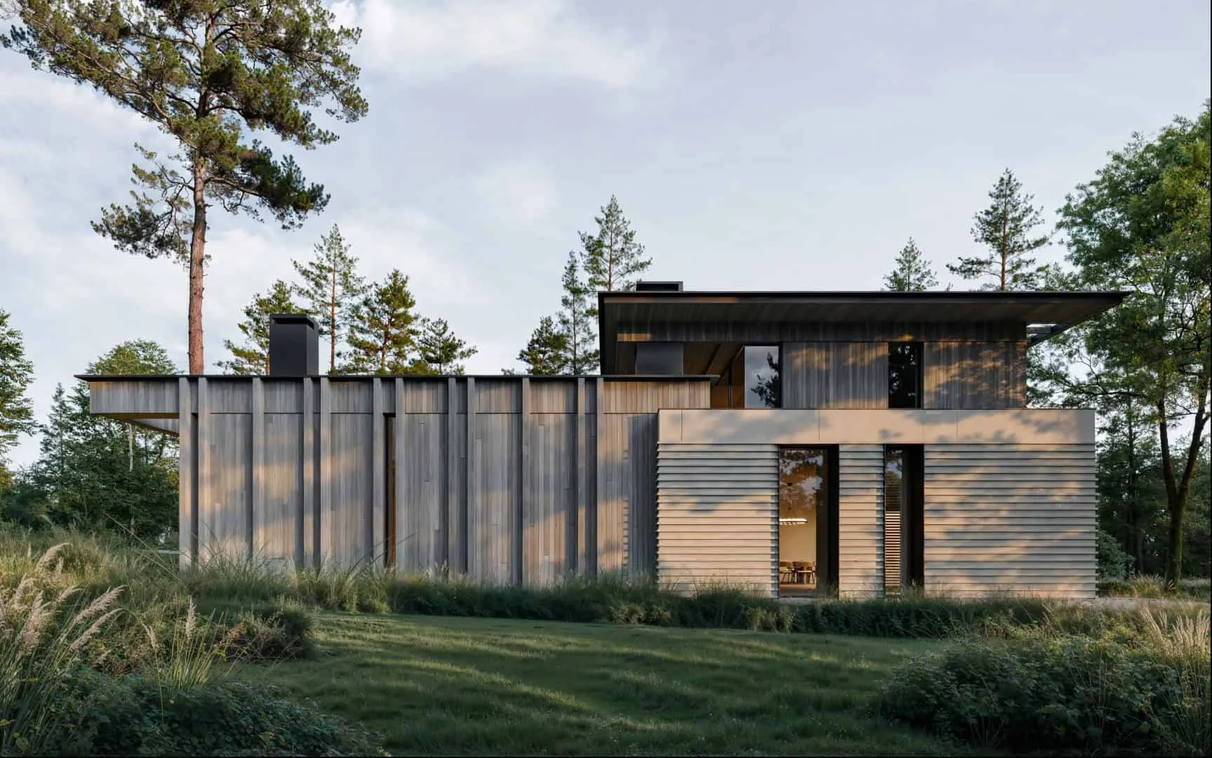 Uspenskoye House by Kerimov Architects: Modern Villa in Harmony with Nature