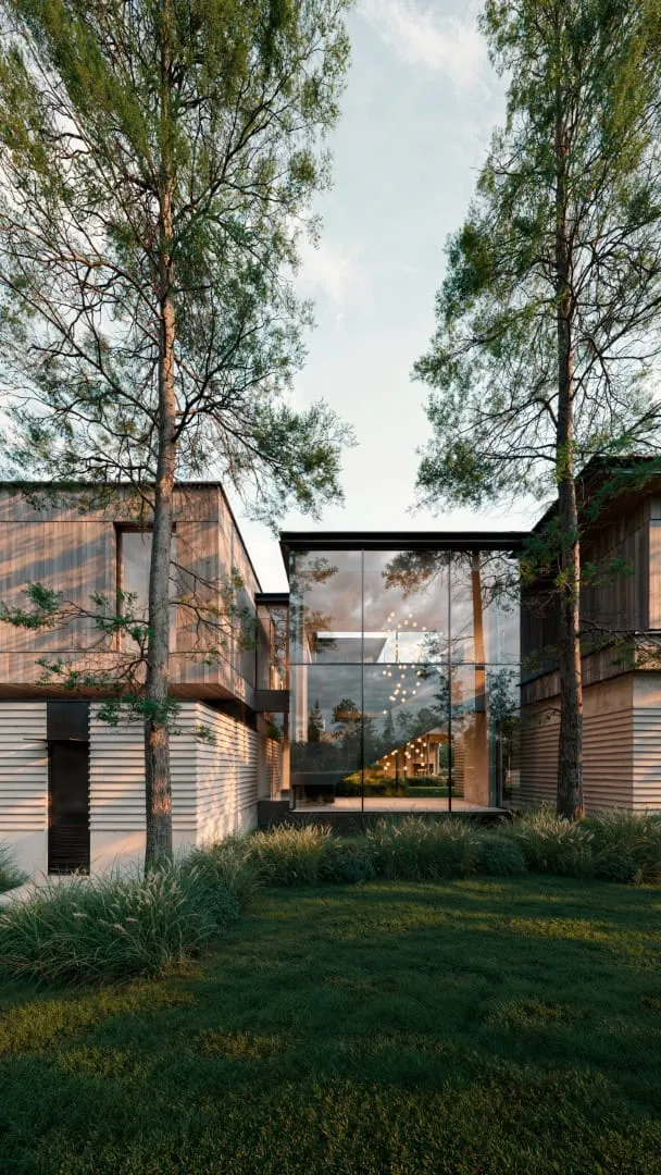 Uspenskoye House by Kerimov Architects: Modern Villa in Harmony with Nature