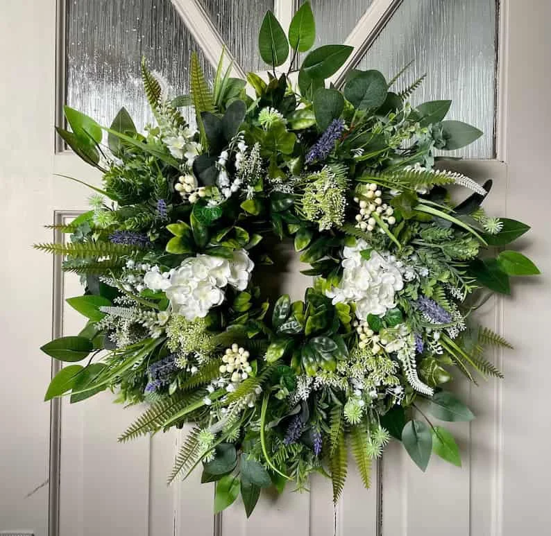 7. Cesta silvestre para puerta principal