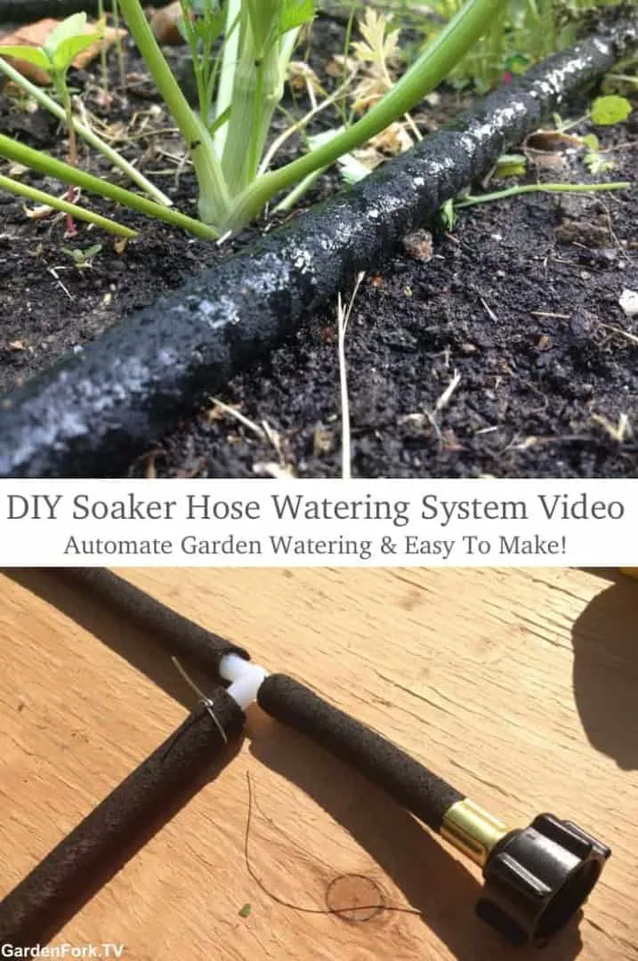 11. DIY Sponge Hose Watering System