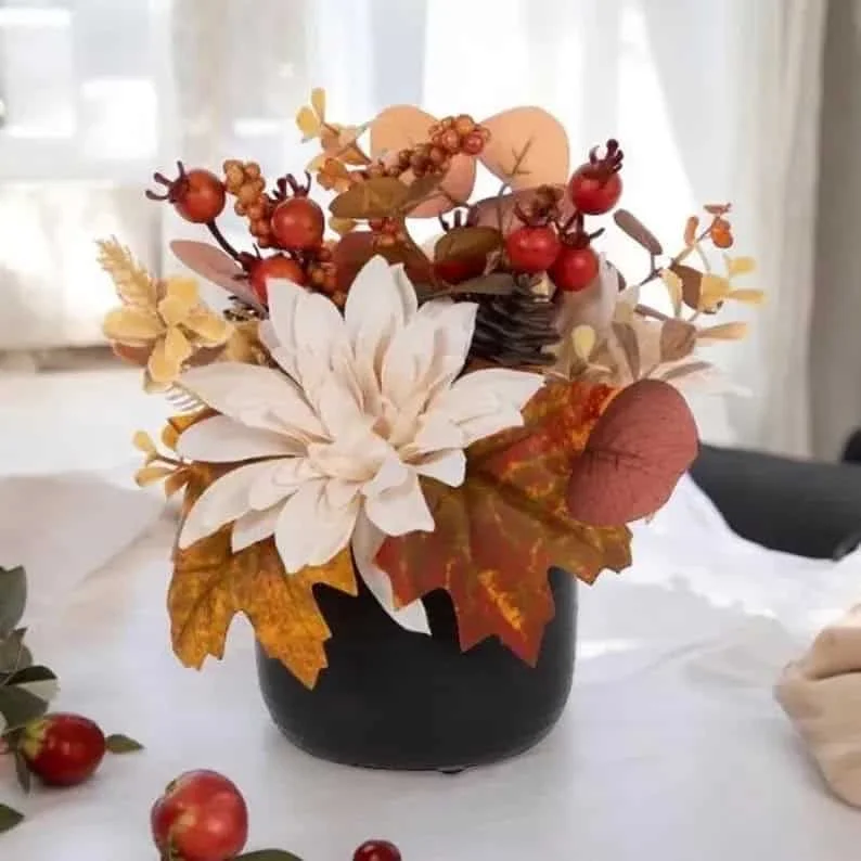 Creando decoración estacional con elementos naturales