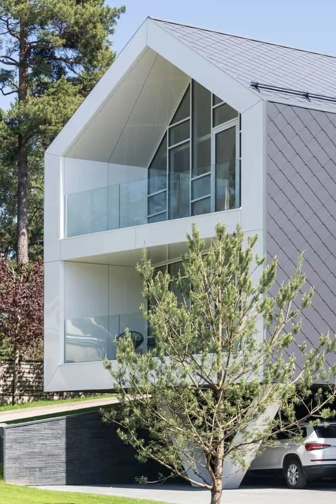 Two-Story House by ArchLAB Studio: Cozy Retreat Amidst Pine Forests in Vilnius