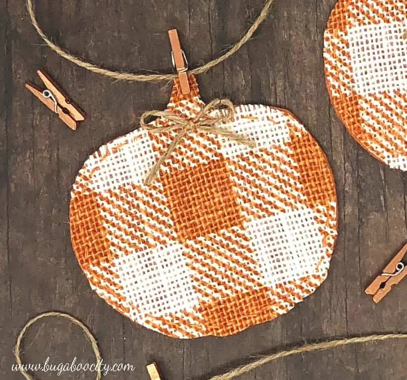 Bandera DIY de calabaza