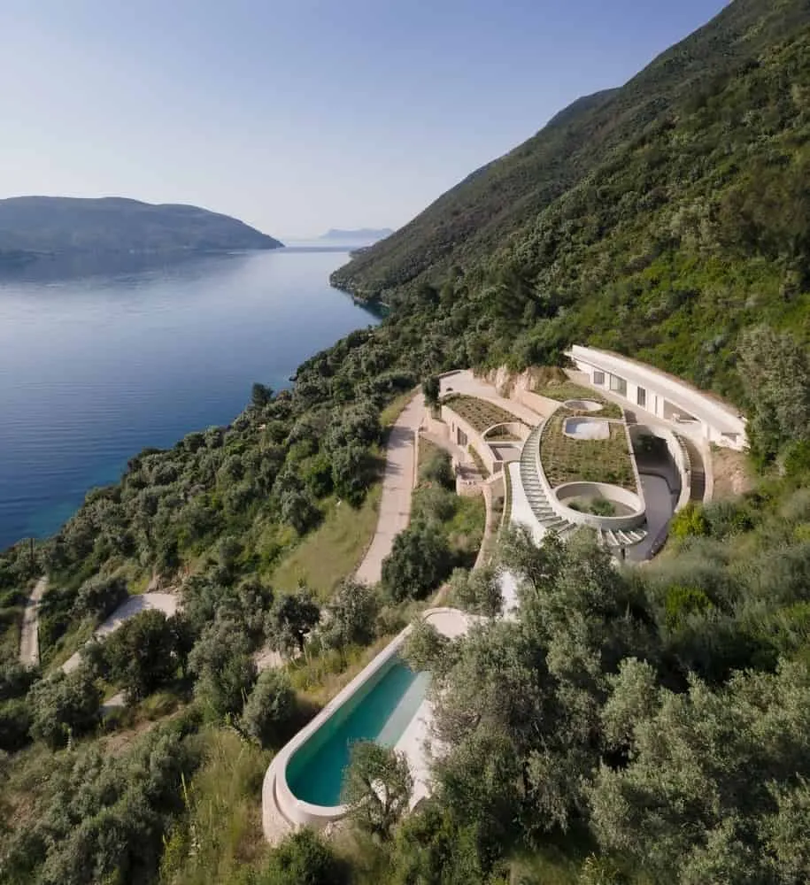 THYTA House: Sustainable Mountain Resort on Lefkada, Greece