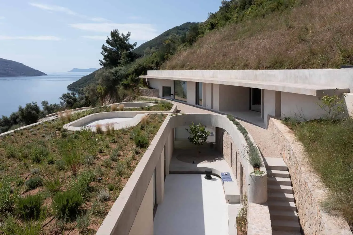 THYTA House: Sustainable Mountain Resort on Lefkada, Greece